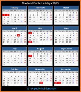 Scotland Public Holidays 2023 - UK Holidays